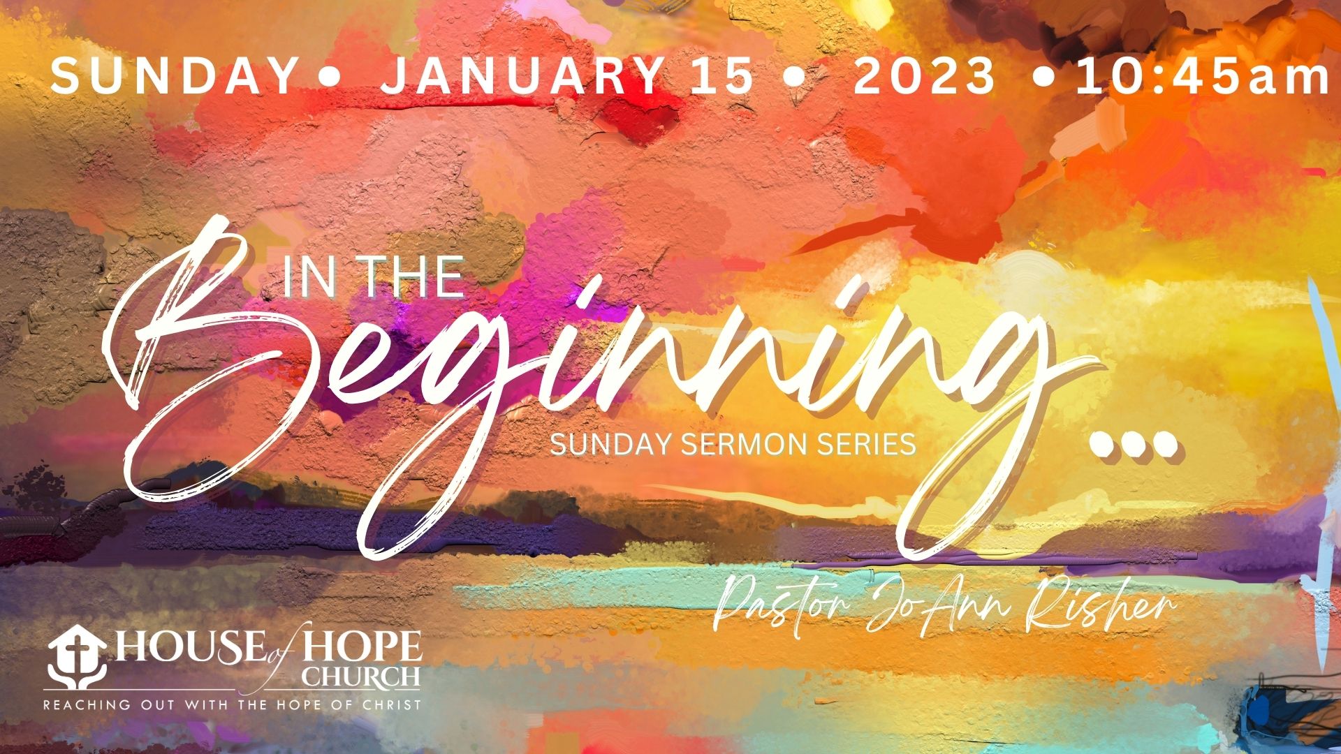 IN THE BEGINNING SUNDAY SERMON SERIES