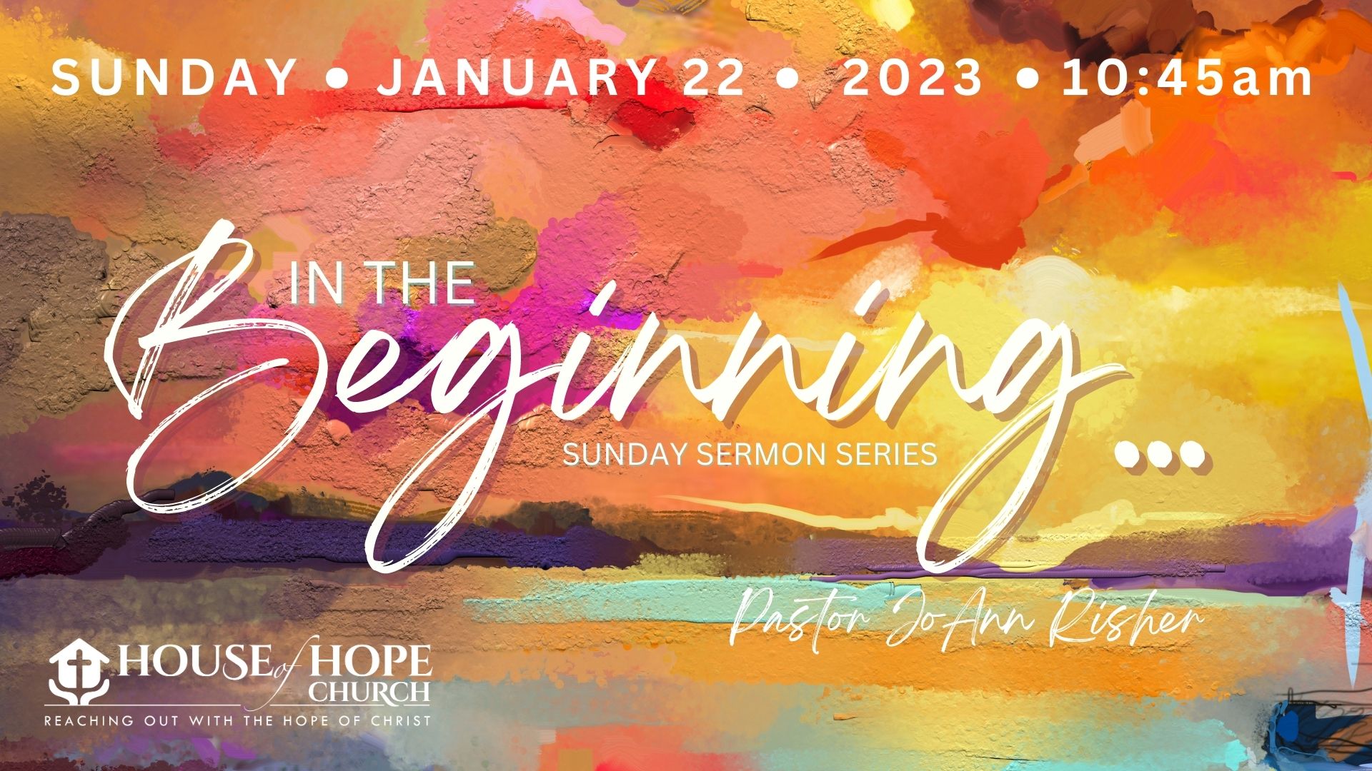 IN THE BEGINNING SUNDAY SERMON SERIES