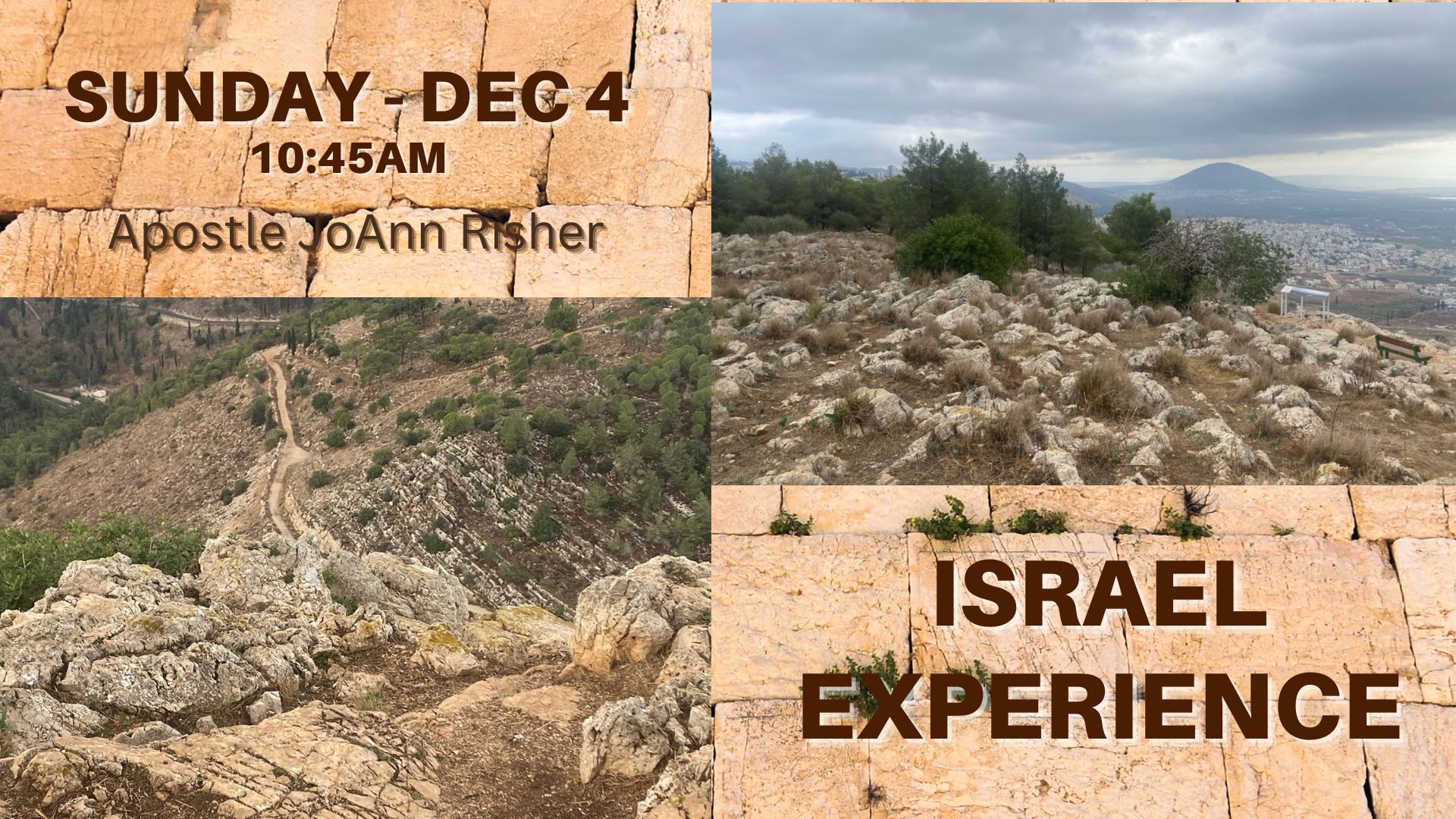 SUNDAY SERVICE “ISRAEL EXPERIENCE”