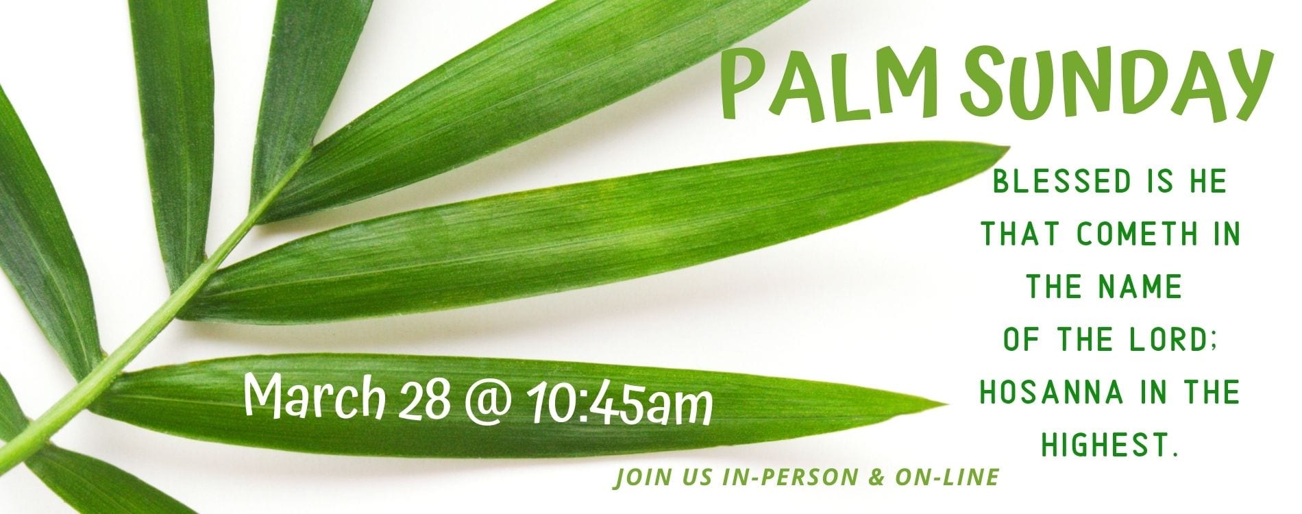 Palm Sunday